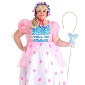 Bo Peep Plus Size Women's Costume Dress